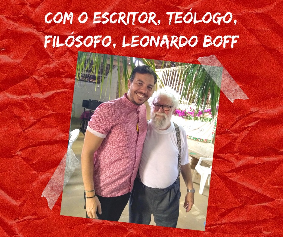 Foto com Leonardo Boff