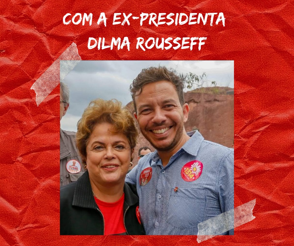 Foto com a ex-presidenta